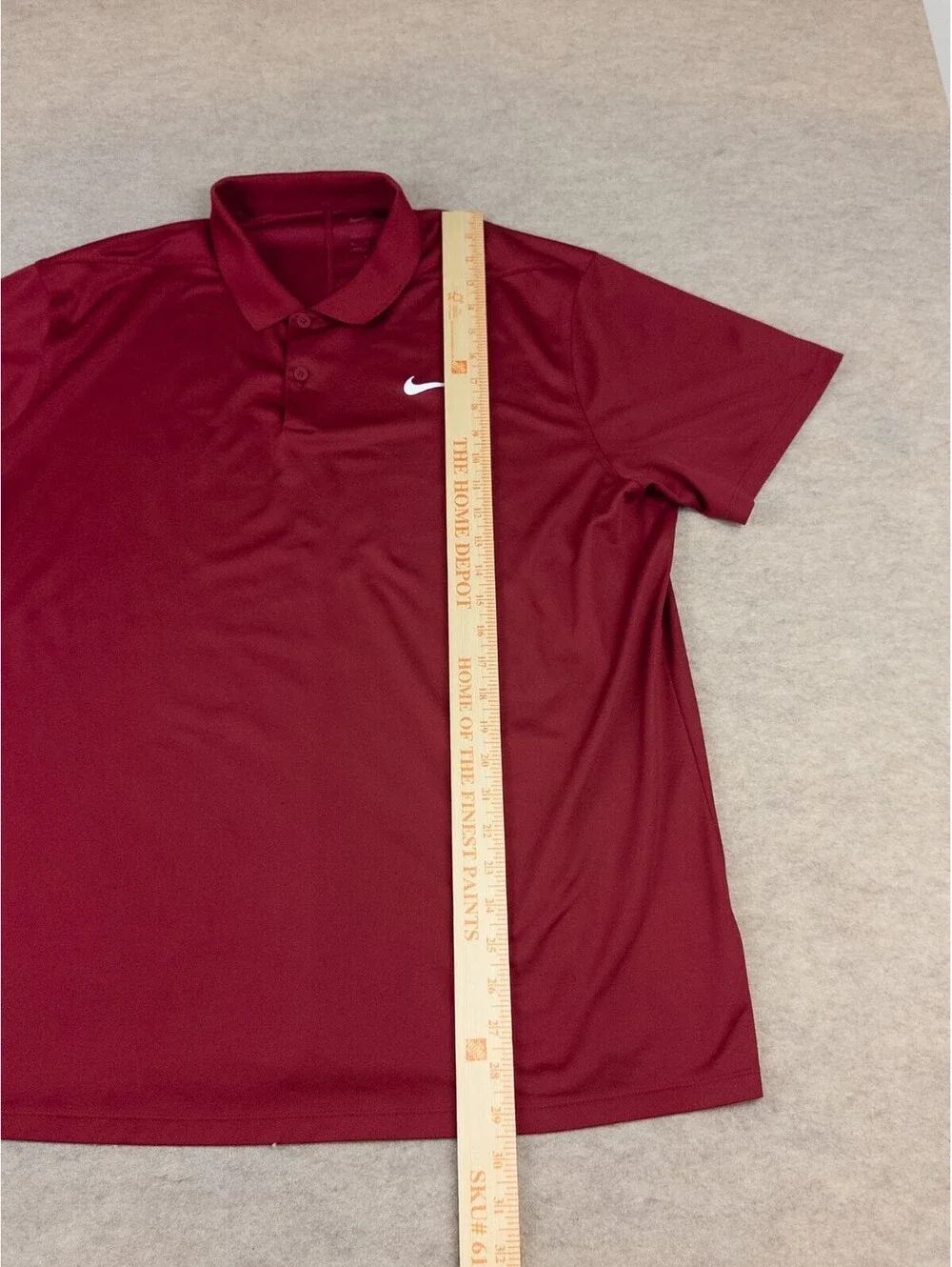 Nike Dri-FIT Men's Polo Shirt XL Burgundy